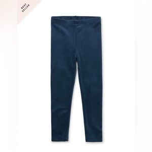 Tea Collection Velour Leggings Bedford Blue